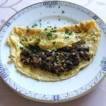 omlet z nadzieniem pokrzywowym