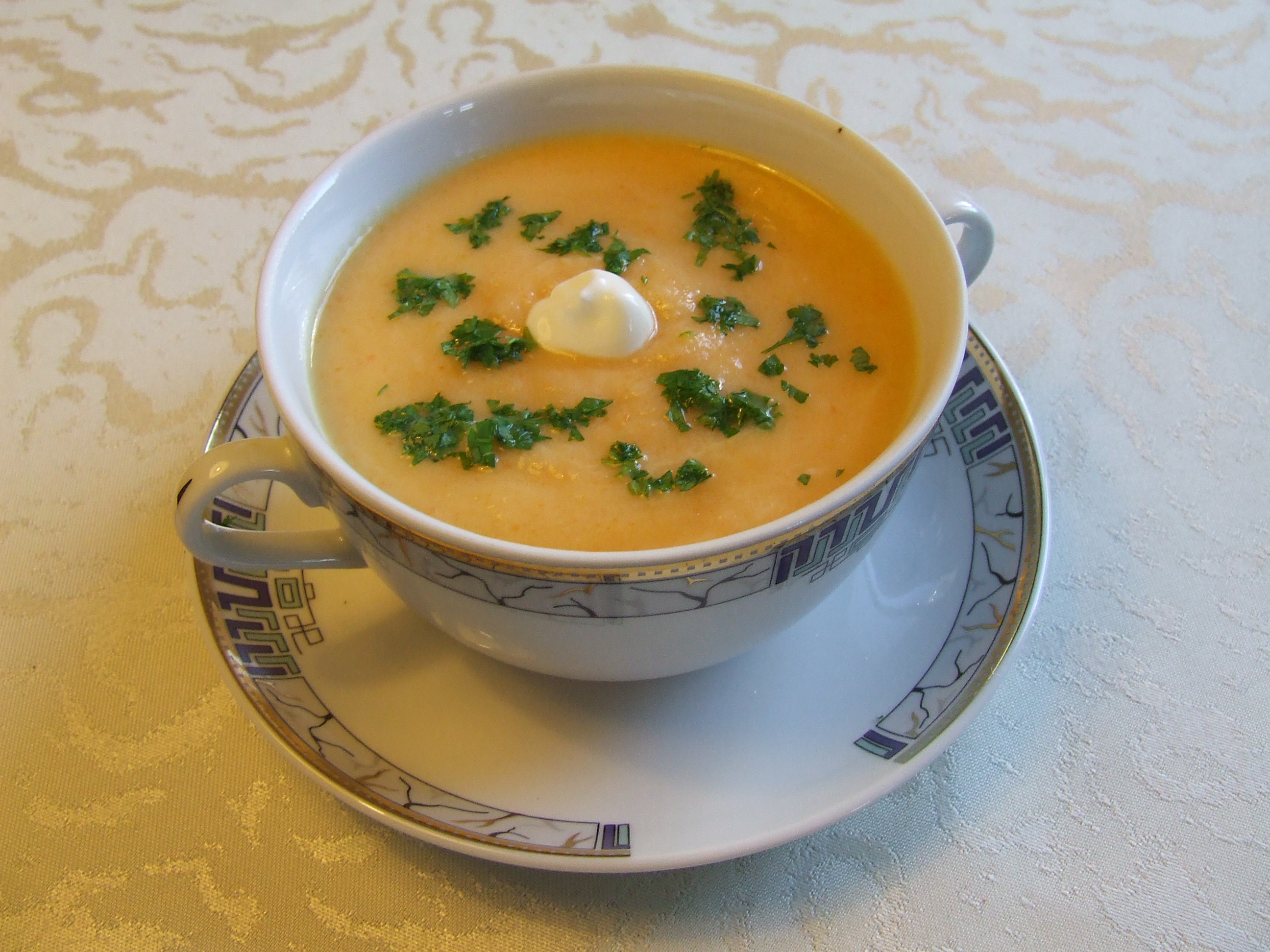 zupa krem z selera i marchewki