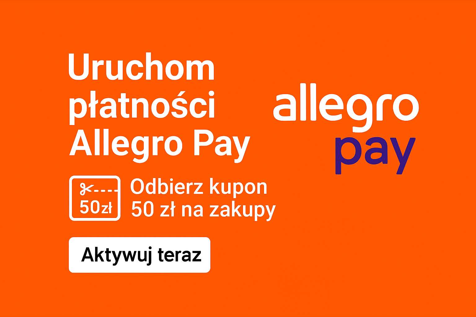 Kupon na płatności ALLEGRO PAY